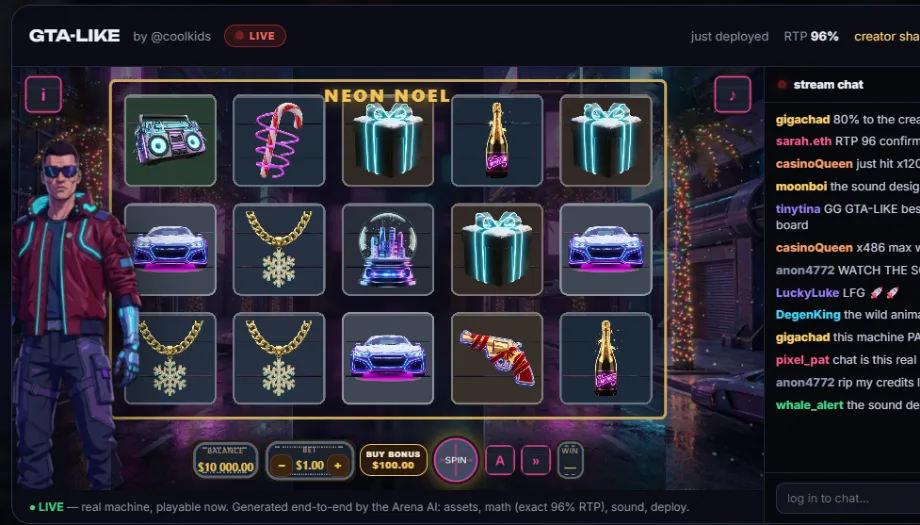 GTA-Like, a machine built on TILT