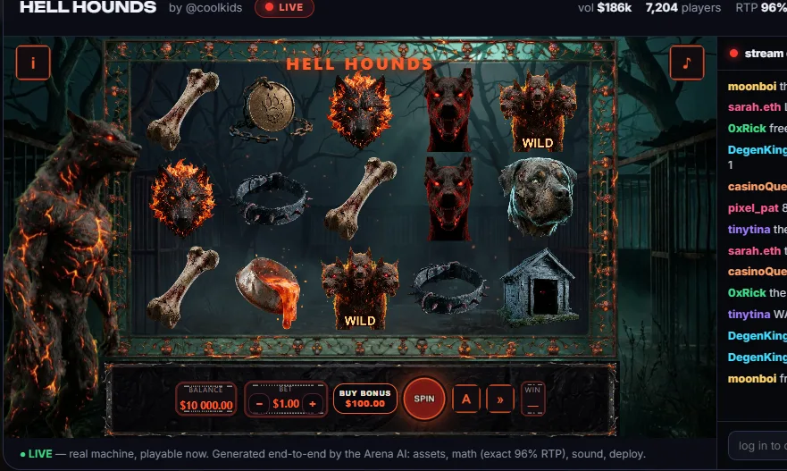 Hell Hound, a machine built on TILT